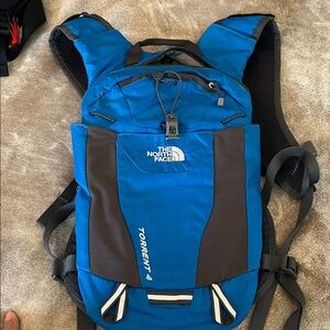The North Face Blue and Black Torrent 4 Backpack